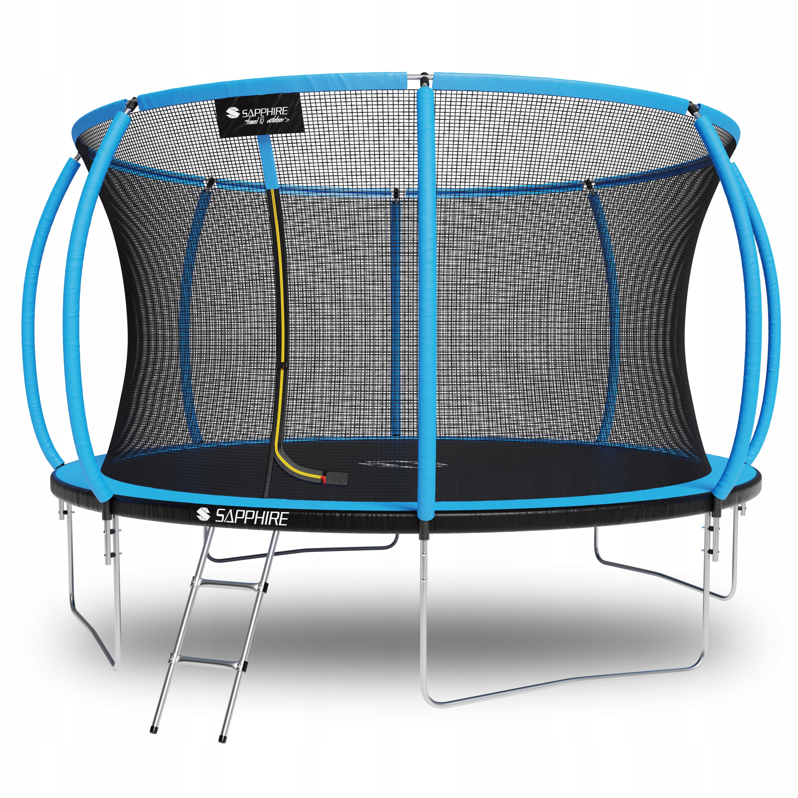 Trampolina Sapphire ST-1212W 12FT 374 cm z siatką wewnętrzną