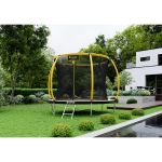 Trampolina Sapphire ST-1010W 10FT 312 cm z siatką wewnętrzną + drabinka GRATIS - pomarańczowa