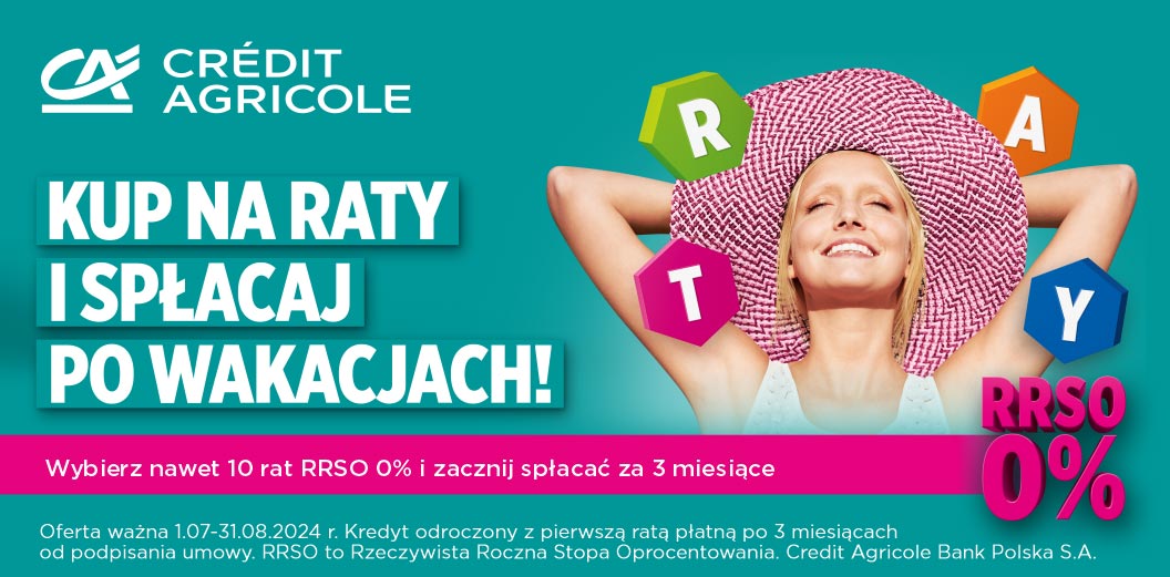 Raty Credit Agricole 0% w sklepie ABCfitness.pl